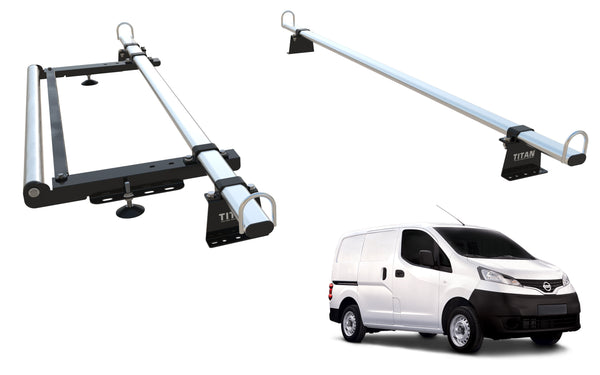 Nissan NV200 Roof Rack, 2 Bars & Roller  TITAN WorkReady