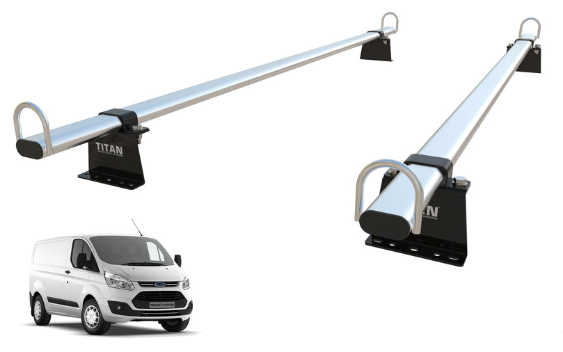 Ford Transit Custom (2012-onwards) Roof Rack Bars - TITAN WorkReady 2 BAR Set