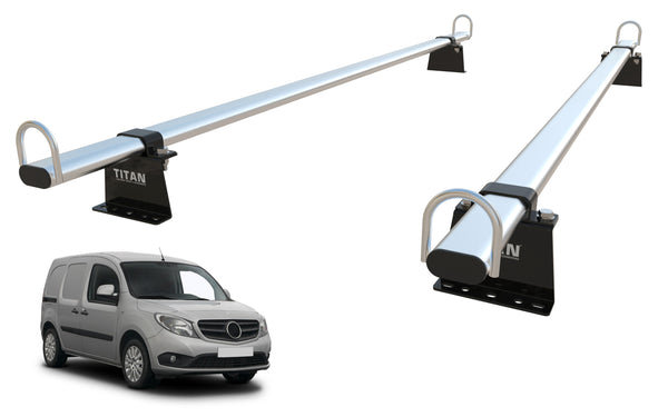 Mercedes Citan Roof Rack, 2 Bars Van Roof Rack 2 Bars - TITAN WorkReady (Mk1 - 2012 - 2021)