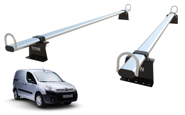Citroen Berlingo Roof Rack, 2 Bars - TITAN WorkReady (Mk2 - 2008-2018)