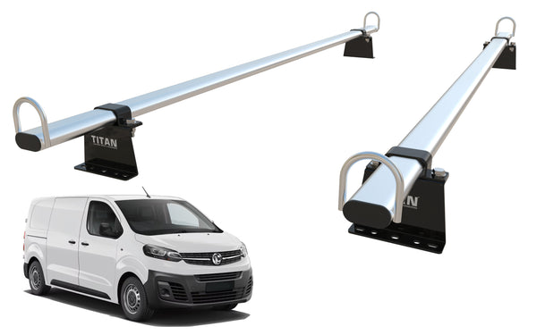 Vauxhall Vivaro Roof Rack, 2 Bars - TITAN WorkReady (Mk3 - 2020 Onward)