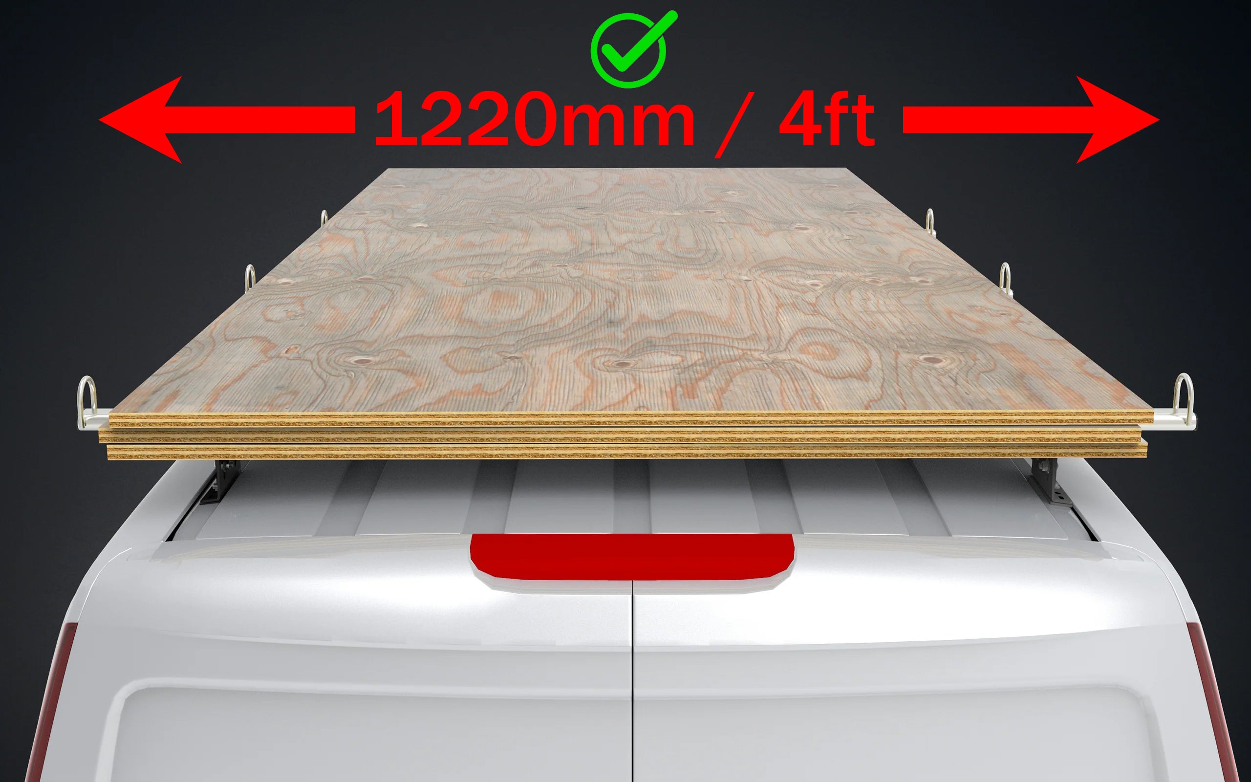 Citroen Nemo Roof Rack, 3 Bars - TITAN WorkReady