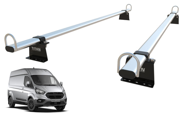Ford Transit Custom HIGH ROOF Roof Rack, 2 Bars  Roof Rack Bars - TITAN WorkReady (2012 -2024)