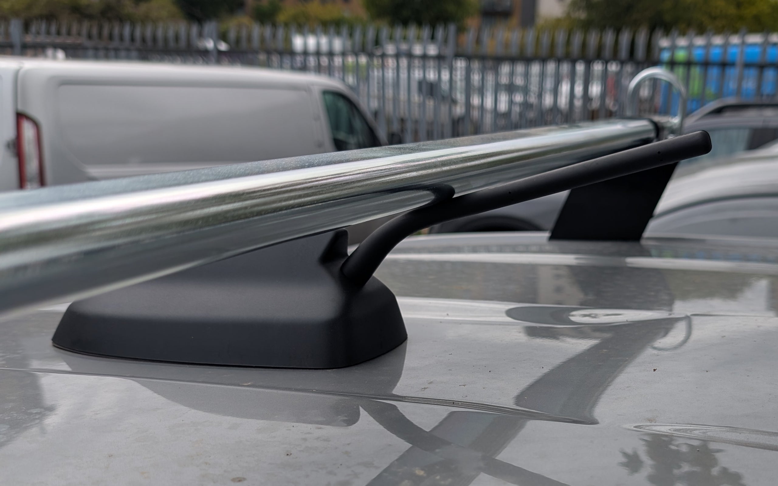 Ford Transit COURIER Roof Rack, 2 Bars - TITAN WorkReady (NEW SHAPE - 2024-onward) With Rear Roller