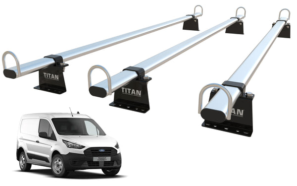 Ford Transit Connect Roof Rack, 3 Bars - TITAN WorkReady  (Mk2 - 2014 - 2024)