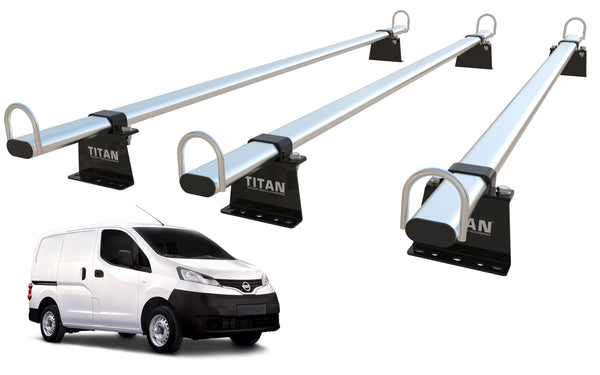 Nissan NV200 Roof Rack, 3 Bars - TITAN WorkReady