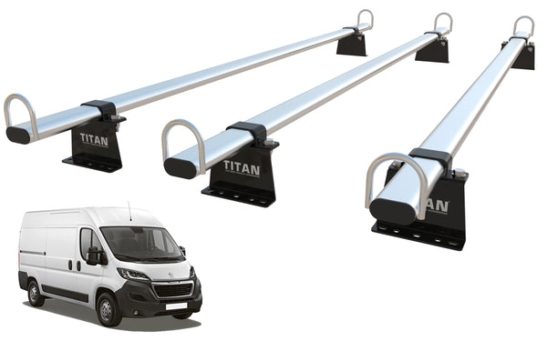 Toyota ProAce MAX - 2024 Onwards, Roof rack 3 bars - TITAN WorkReady (Copy)