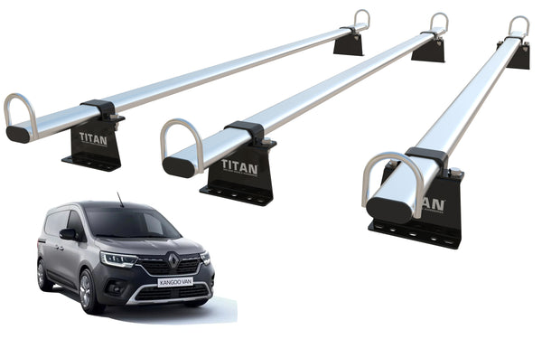 Mercedes Citan Roof Rack, 3 Bars - TITAN WorkReady (Mk2  2022 Onward)