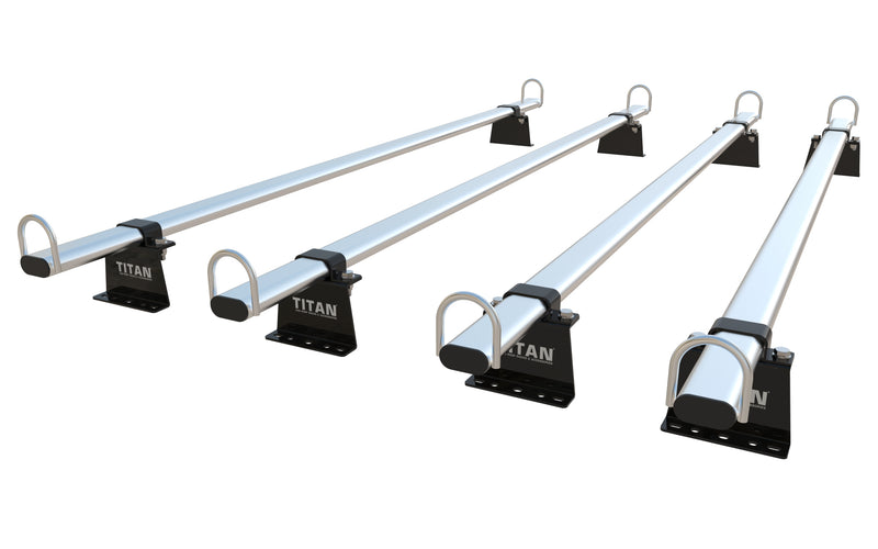 WV Caddy and Maxi (2010-2022 version) Roof Rack 4 Bars - TITAN WorkReady