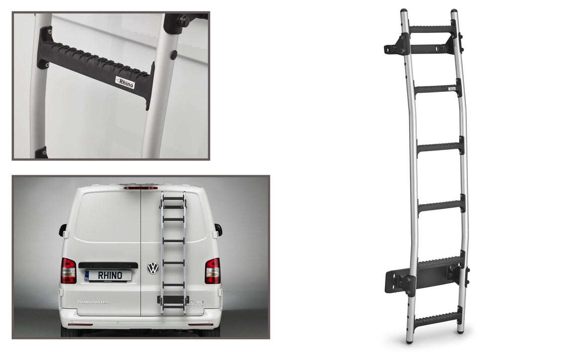 Ford Transit 2000 - 2013  Van Rear Door Ladder Specific fitting kit - 6 step.