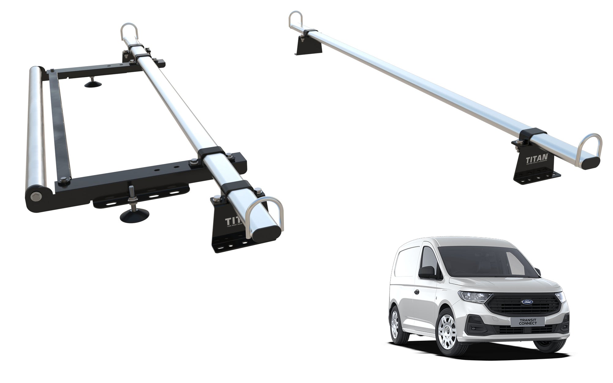 Ford Connect MK3 Roof Rack, 2 Bars & Roller - TITAN WorkReady (NEW SHA ...