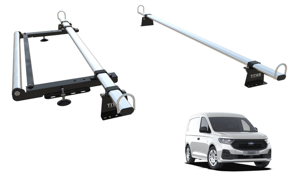 Ford Connect MK3 Roof Rack, 2 Bars & Roller - TITAN WorkReady (NEW SHAPE - 2025-onward)
