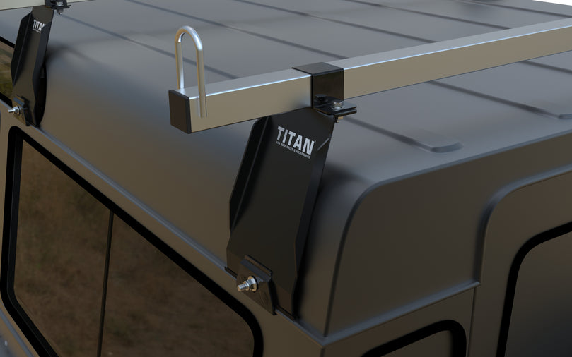 Land Rover Defender Roof Rack 3 Bars - TITAN 40-40 Construction Grade