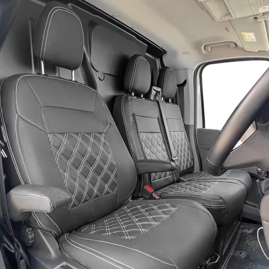 Leather Look Seat Cover for VW Transporter T7 Onwards