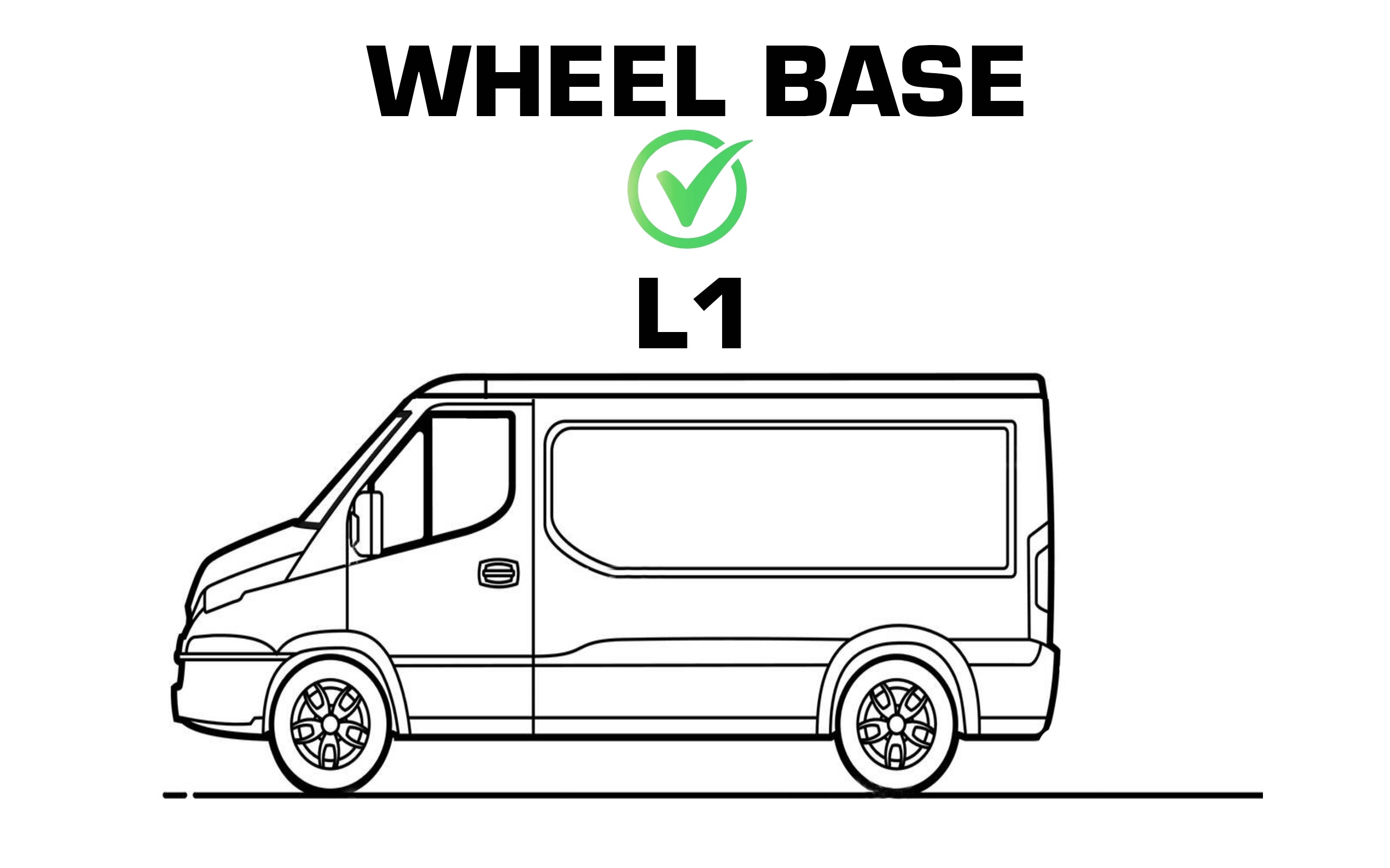 Vauxhall Vivaro Roof Rack (L1), 3 Bars - TITAN WorkReady (Mk3 - 2020 Onward)