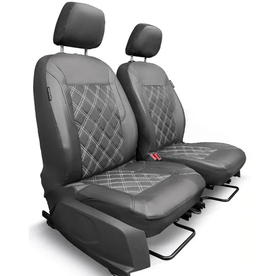 Van Leatherette Seat Covers Driver & Single Passenger