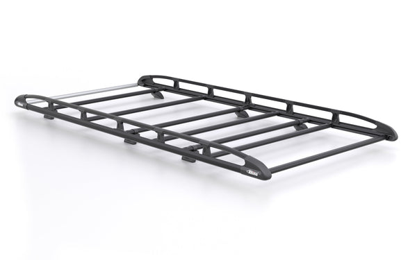 Renault Trafic 2014 - L1H1 Tailgate, Rhino Roof Rack KammRack Black — Main Image