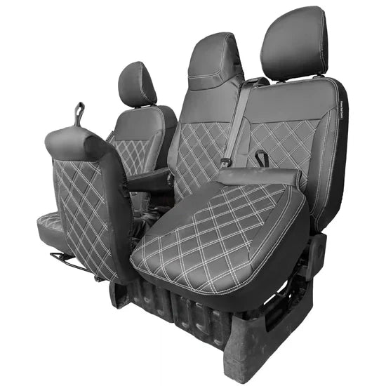 Renault Trafic 2014 Onwards Leatherette Tailored Seat Covers