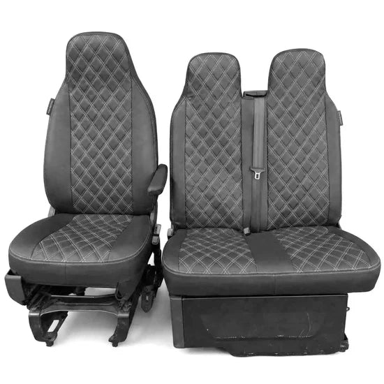 Leatherette Van Seat Covers Driver & Double Passenger