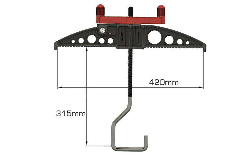 Easy-Clamp Ladder Clamps - (For standard bars up to 58mm wide)