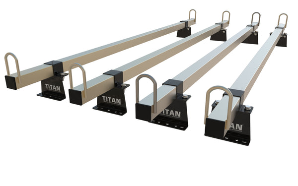 Renault Master Roof Rack 4 Bars for Mk2 (2010-2024 van) - TITAN 40-40 Construction Grade