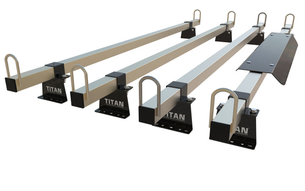 Renault Trafic Roof Rack 4 Bars for (2014-onward) - TITAN 40-40 Construction Grade