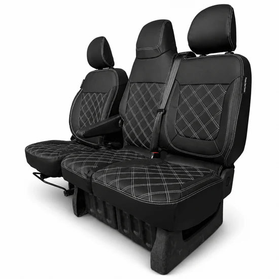 Renault Trafic 2014 Onwards Leatherette Tailored Seat Covers