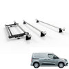 TITAN Van Roof Rack 3 Bars for CITROEN BERLINGO Mk3 (2018-onward) With Roller